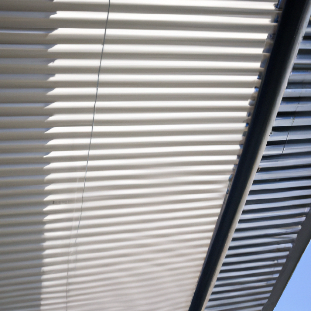 Outdoor blinds for pergola